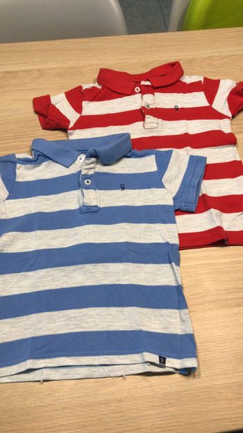 Lot de deux polos okaidi 4 ans