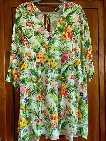 Robe fleurie été Chantal B taille unique