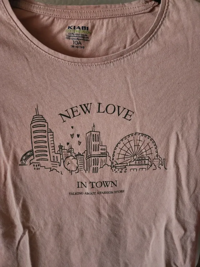 Lot 3 tshirt ML + Jegging noir kiabi - photo numéro 3