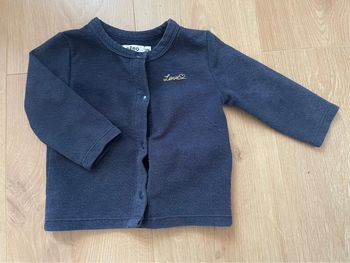 Gilet marine bébé 9 mois