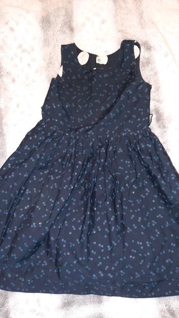 Magnifique petite robe en coton réversible