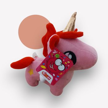 Peluche licorne rose Fizzy – neuve avec étiquette
