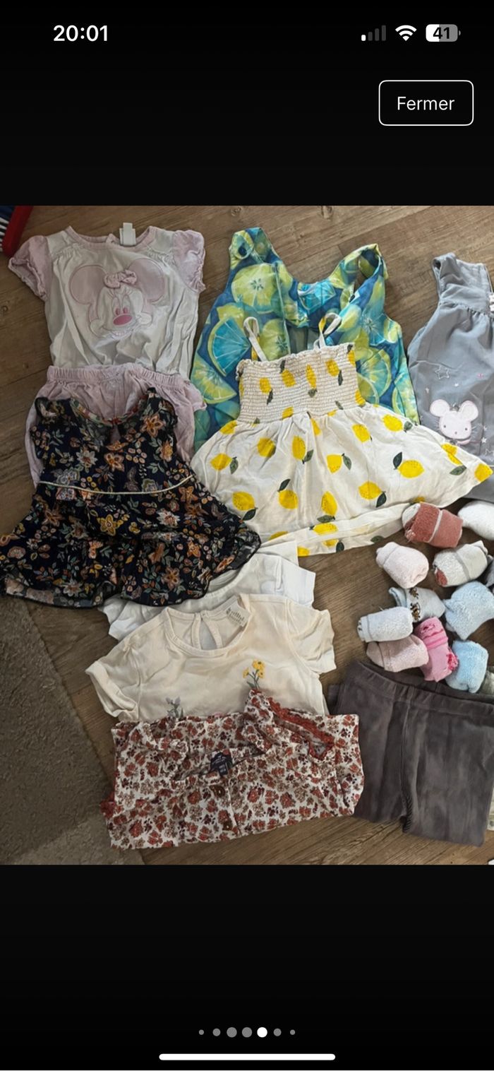 Lot de vêtements bébé filles 6 mois - photo numéro 6