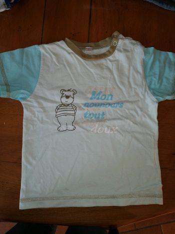 Maillot manches courtes 18 mois garçon