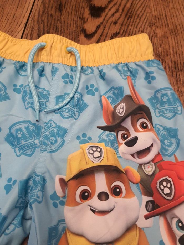Short de plage enfant Paw Patrol 5/6ans - photo numéro 3