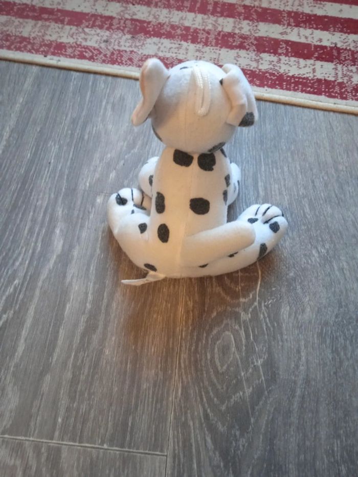 Peluche dalmatien assis -hauteur 12 cm - photo numéro 2