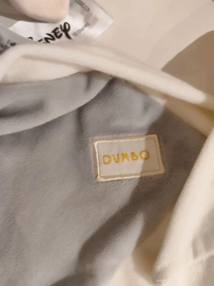 Doudou plat éléphant Dumbo Disney baby - photo numéro 3