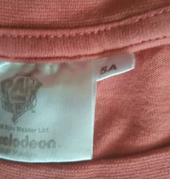 T shirt Paw Patrol garçon 6 ans pêche Nickelodeon - photo numéro 2