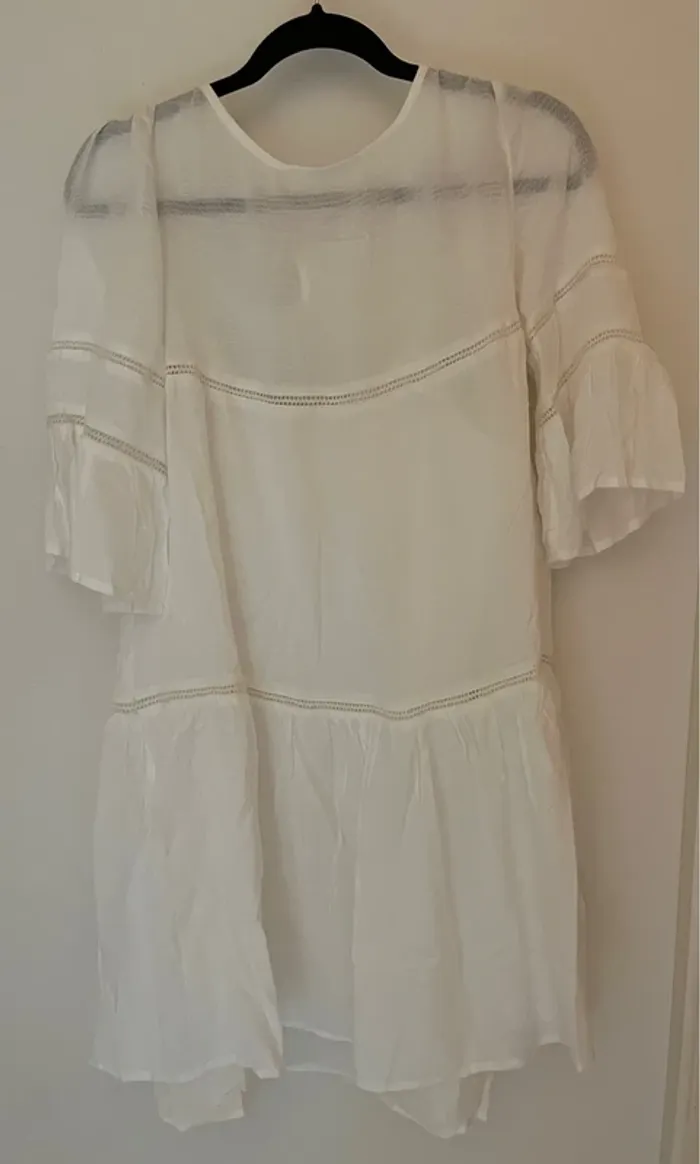 Robe blanche courte