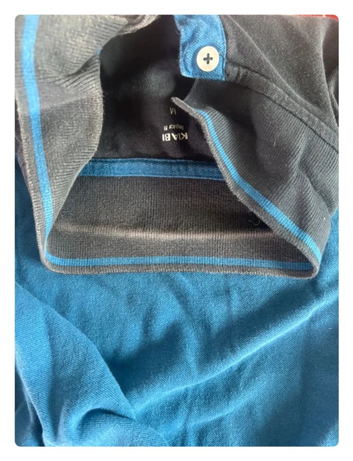 Polo Kiabi taille xs/s gris bleu - photo numéro 9