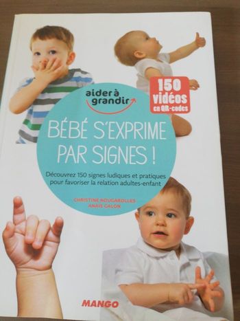 Livre bébé s'exprime en signes