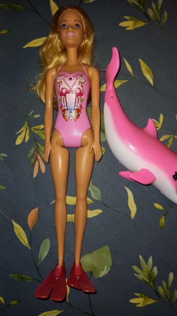 Barbie avec son dauphin