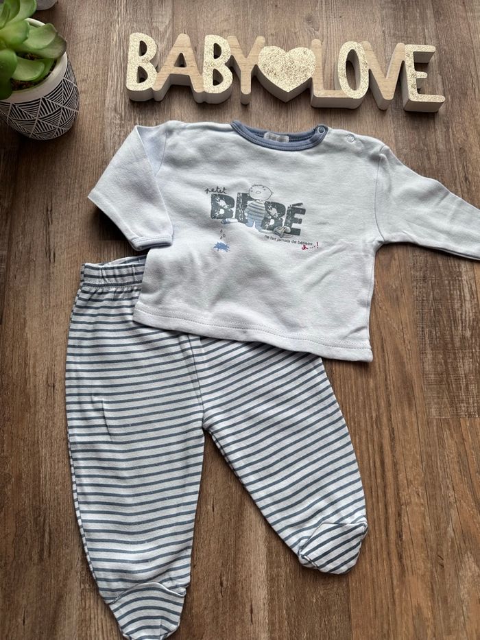 - Pyjama Tout doux - 6 mois - Très bon état
