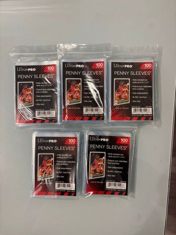 Lot de 5 paquet de 100 Sleeve Toploader NEUF