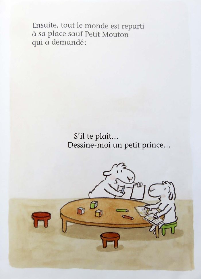Album 4 à 8 ans : Dessine-moi un petit prince. (L'école des loisirs - Michel Van Zeveren) - photo numéro 4