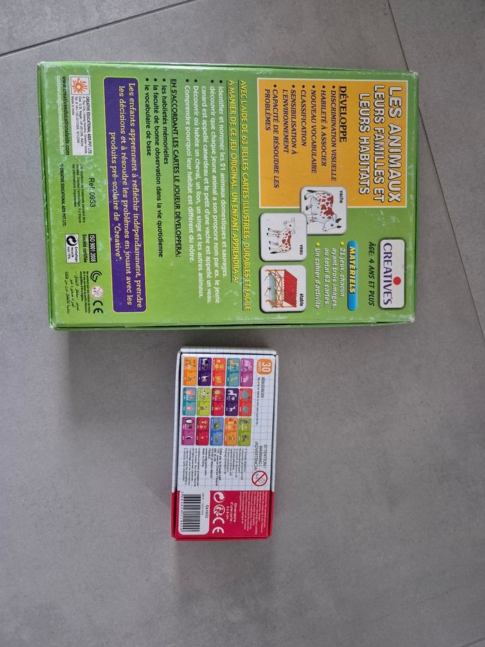 Lot 2 jeux éducatifs sur les animaux - photo numéro 2