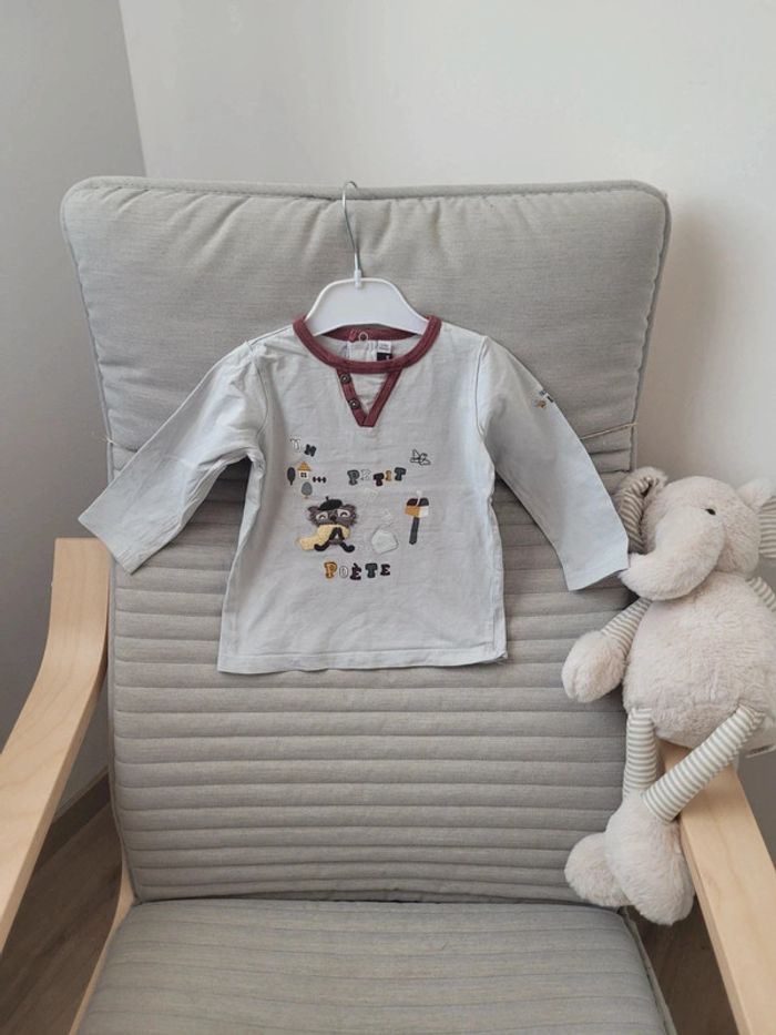 Tee shirt manches longues Sergent major 2 ans