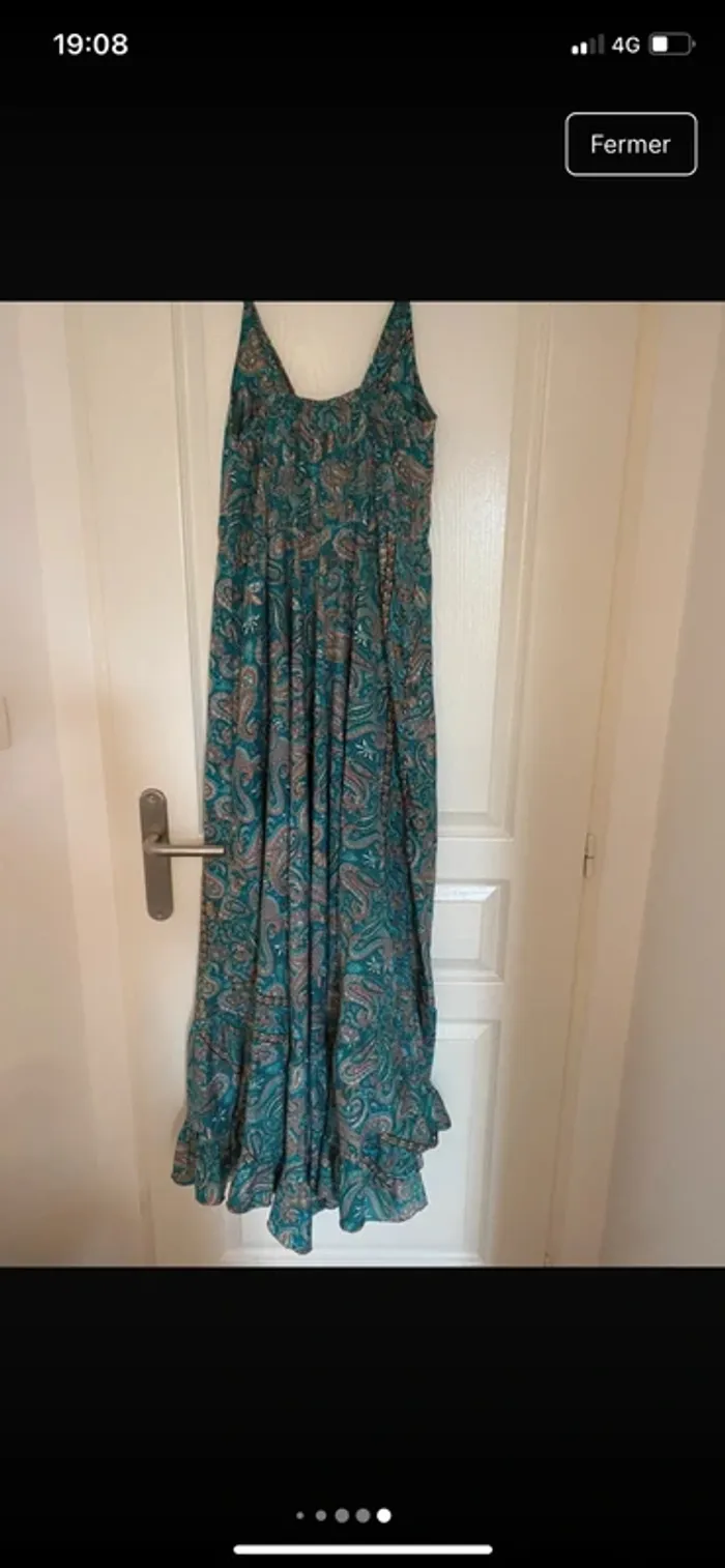 Robe longue été  soie taille unique - photo numéro 5