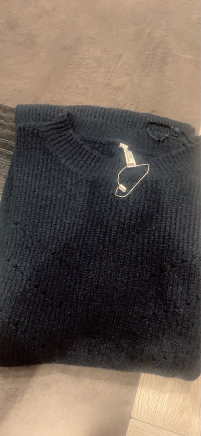 Robe pull bleue marine - photo numéro 9