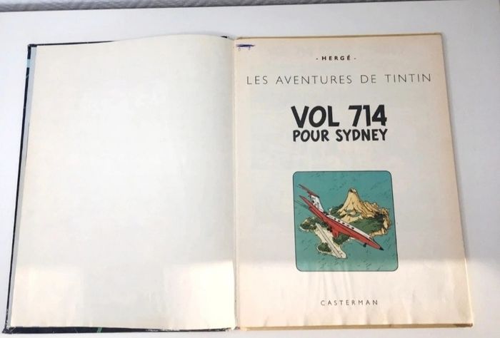 Tintin vol 714 pour Sydney B37 second tirage - photo numéro 6