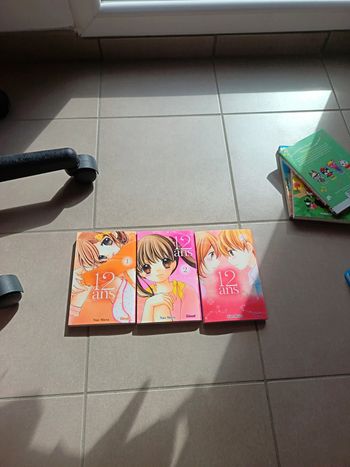 Lot 3 tomes Manga 12 ans