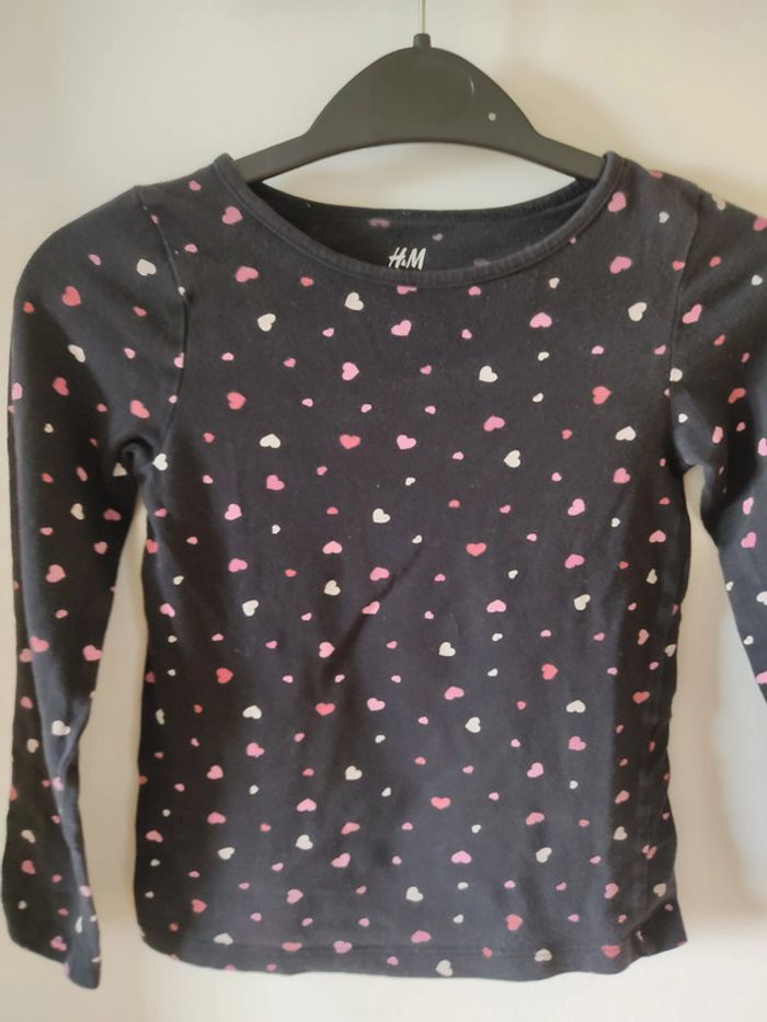 T-shirt manches longues H&M 5 ans - photo numéro 2