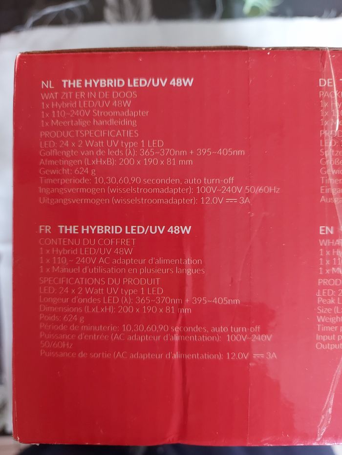 Lampe UV/led - photo numéro 5