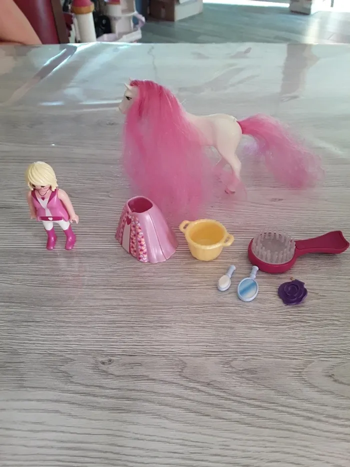 Princesse Rose avec Cheval Coiffer - photo numéro 2