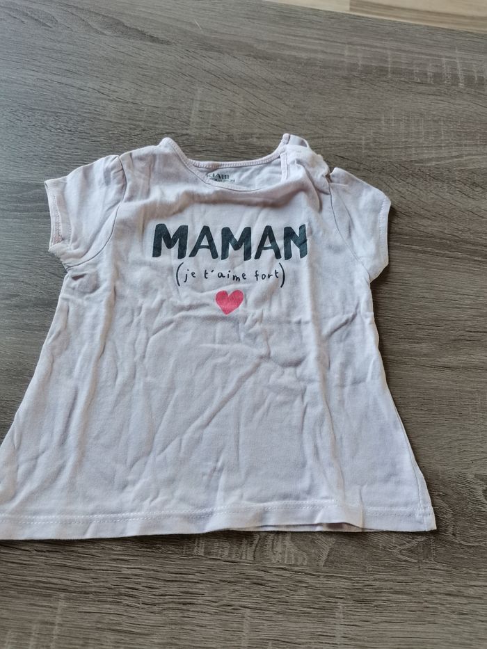Tee shirt fille 6 mois