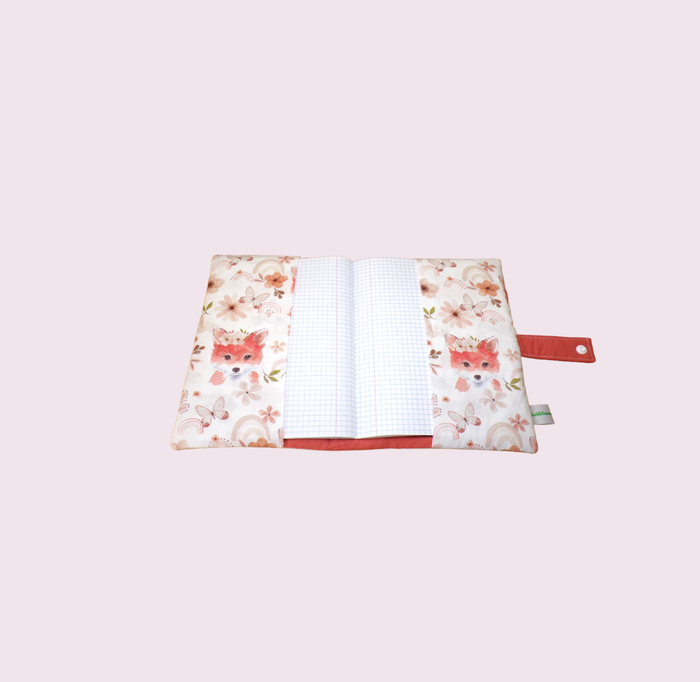 housse protège carnet de santé personnalisable modèle renard - photo numéro 2