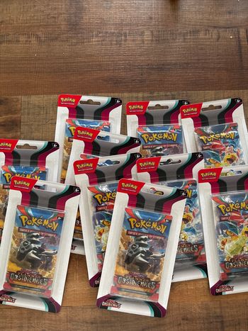 10 boosters flammes obsidiennes