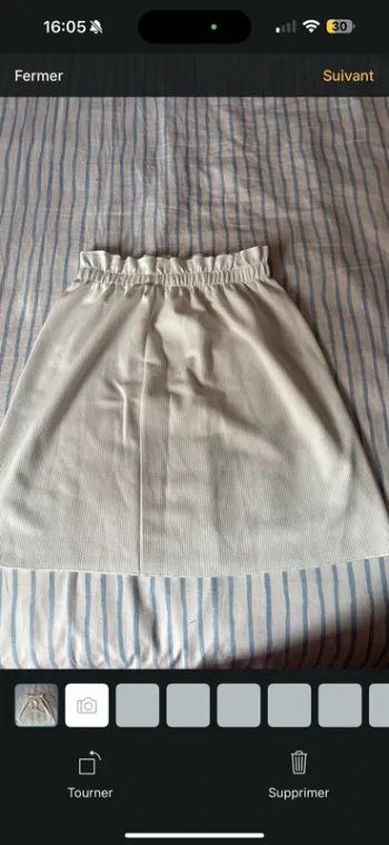 Jupe blanche shein