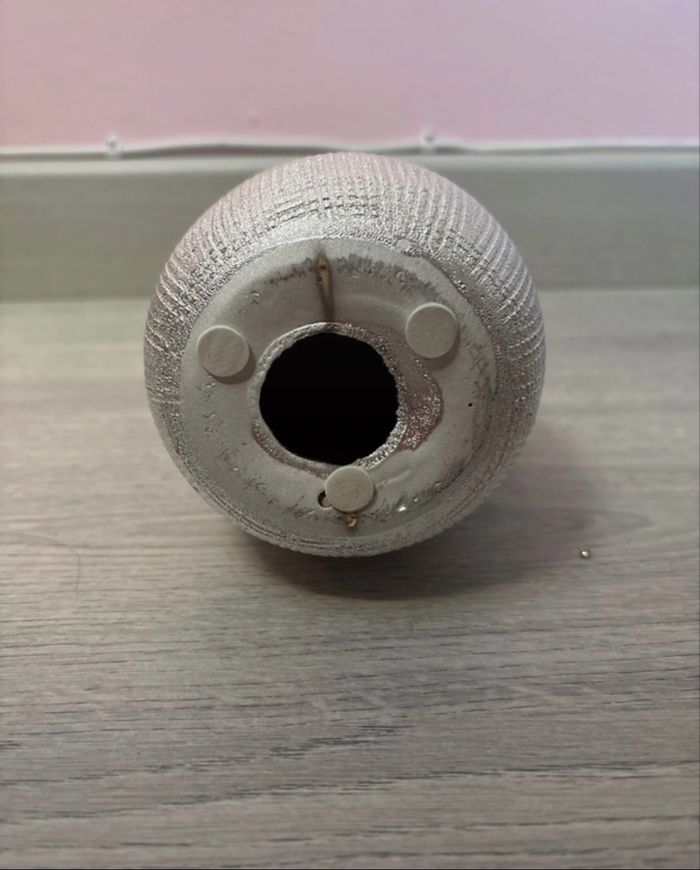 Décoration Ananas argenté