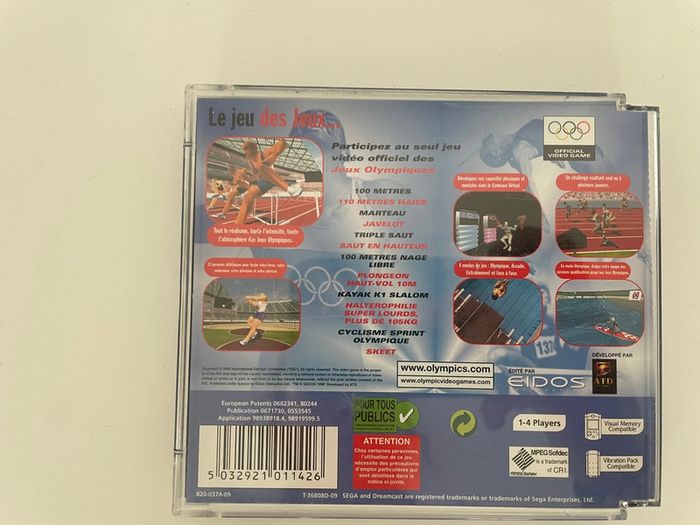 Jeu dreamcast Sydney 2000 - photo numéro 3