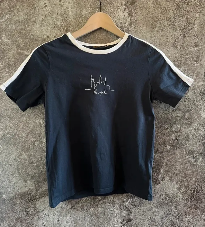 T shirt femme New York Bizzbee taille S Women t-shirt Maglietta donna Damen T-Shirt