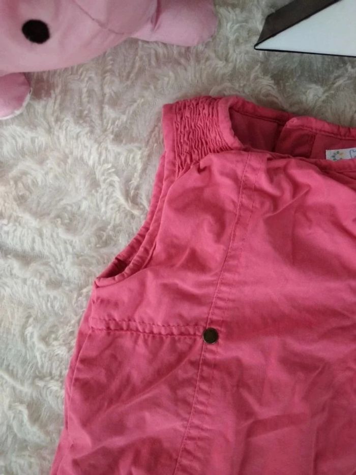 Robe doublée chaude Fille 3 mois cœur poches "Little touch of love" Kitchoun - photo numéro 3