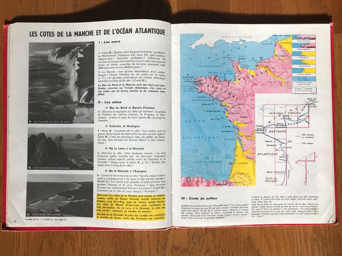 Livre ancien - Géographie cours moyen - Édition 1957 - Armand Colin - photo numéro 3