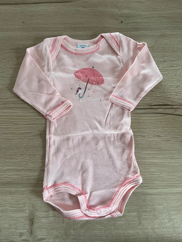 Bodies - petit bateau - 6 mois - photo numéro 3