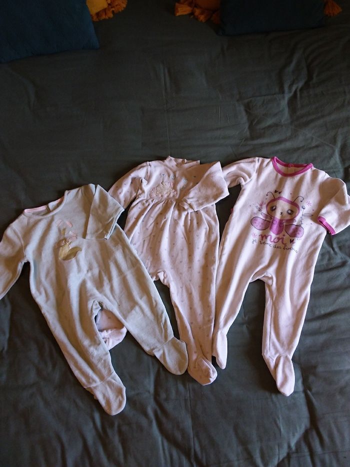 Lot bébé fille 12 mois automne hiver - photo numéro 2