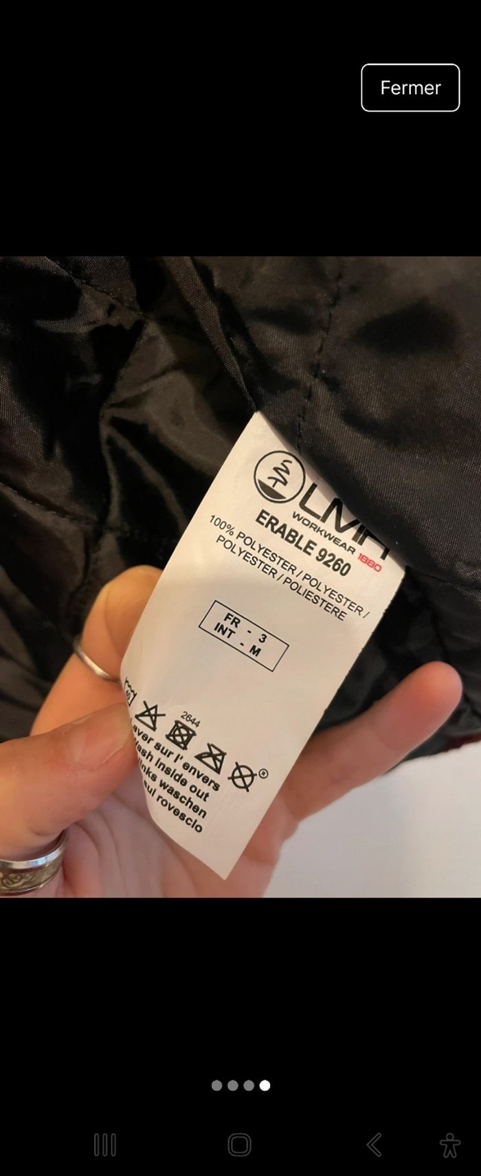 Veste a carreaux mi saison - photo numéro 4