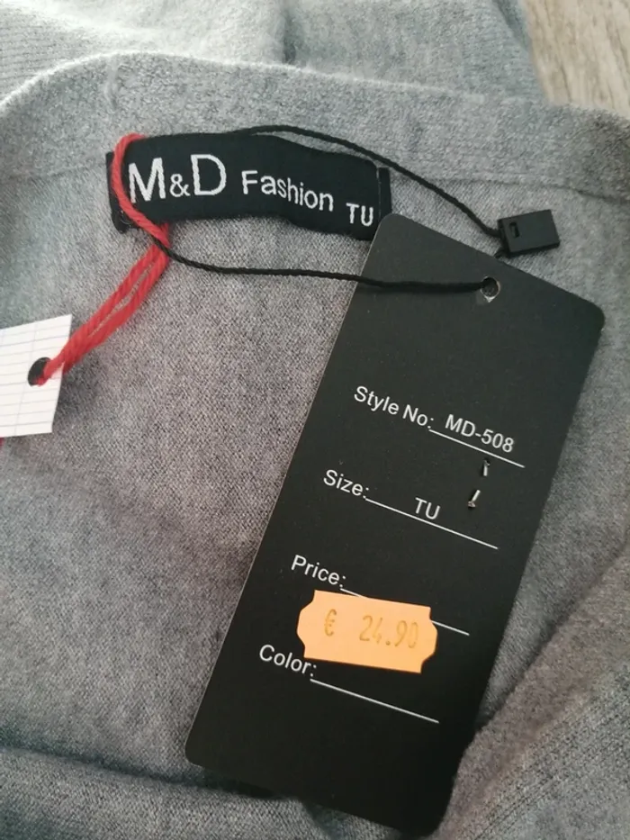Tunique grise imprimé attrape-rêve avec strass / M&D fashion / (TU) - photo numéro 7