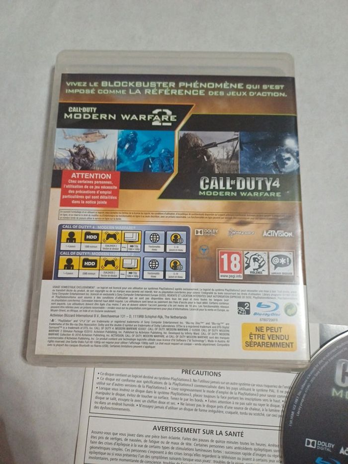 Call of Duty Modern Warfare Collection Playstation 3 (PS3) - photo numéro 3