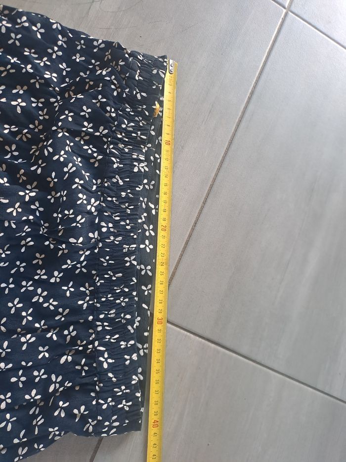 Jupe short légère bleu blanc M&S Mode - photo numéro 10