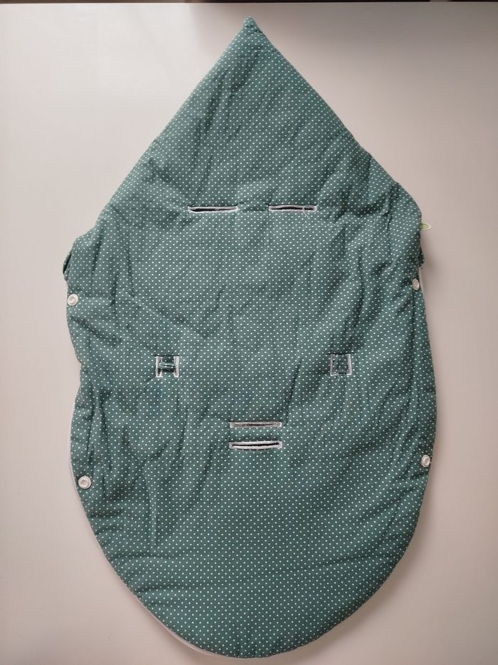 Coussin d'allaitement multifonction 5 en 1 gris/vert - photo numéro 5