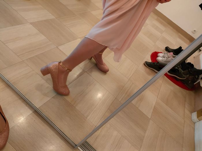 Chaussure rose paillettés - photo numéro 4