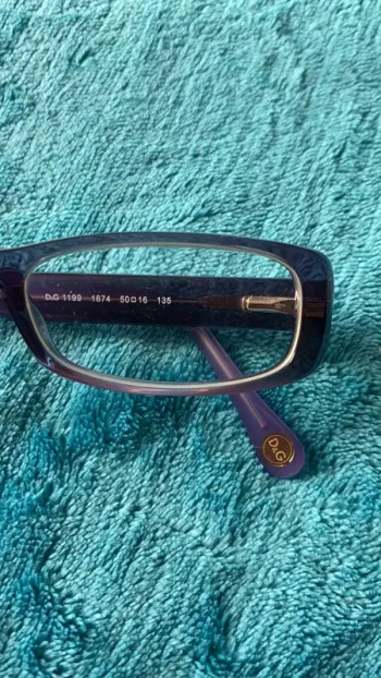 Lunettes dolce & gabana gris foncé violet