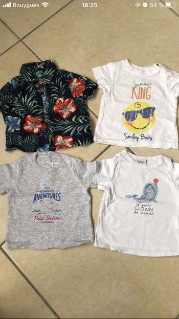 Lot t shirt et chemise