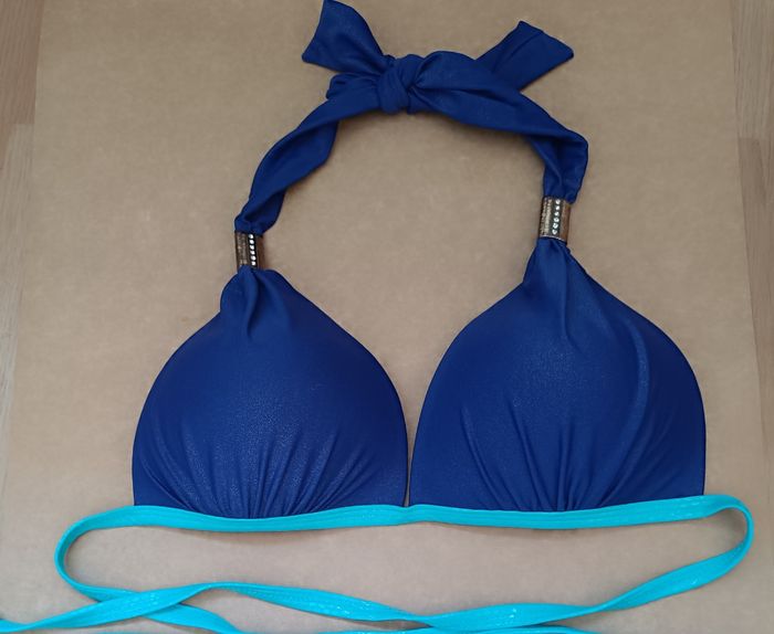 Maillot de bain bleu turquoise Rouge gorge T.L(40-42) - photo numéro 4