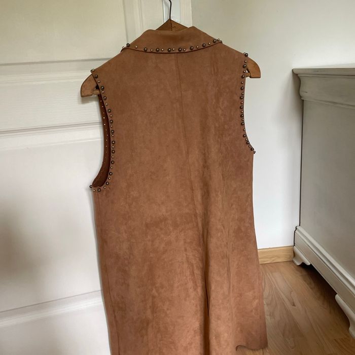 Veste suédine camel - photo numéro 4