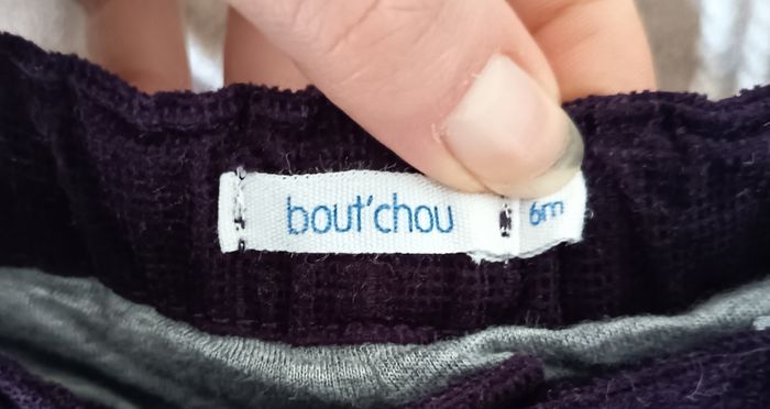 👖 Pantalon Enfant Violet Uni - 6 Mois / Bout'chou - photo numéro 2